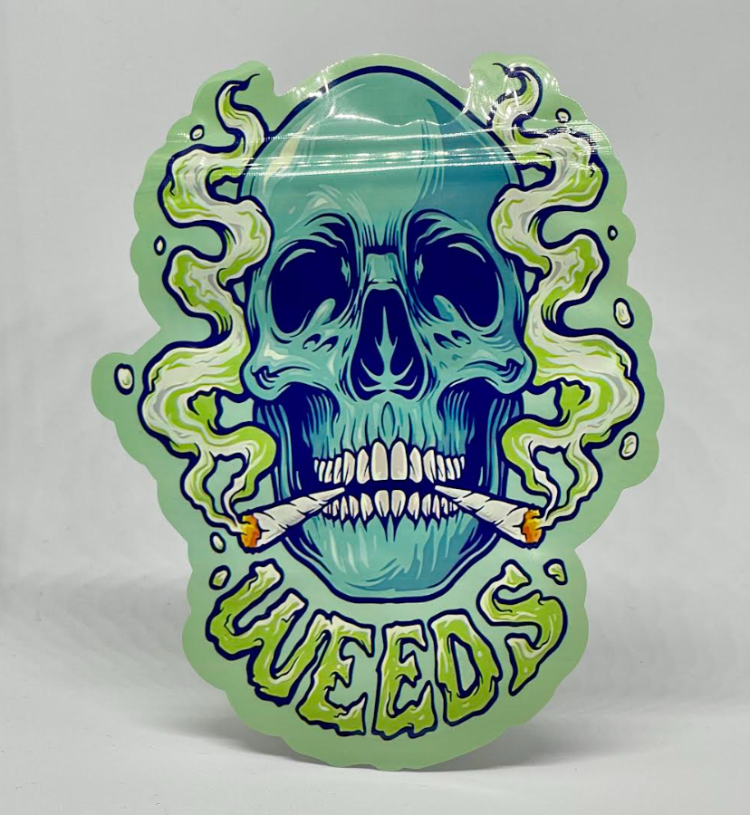 SACHET CBD COLLECTOR TETE DE MORT WEEDS