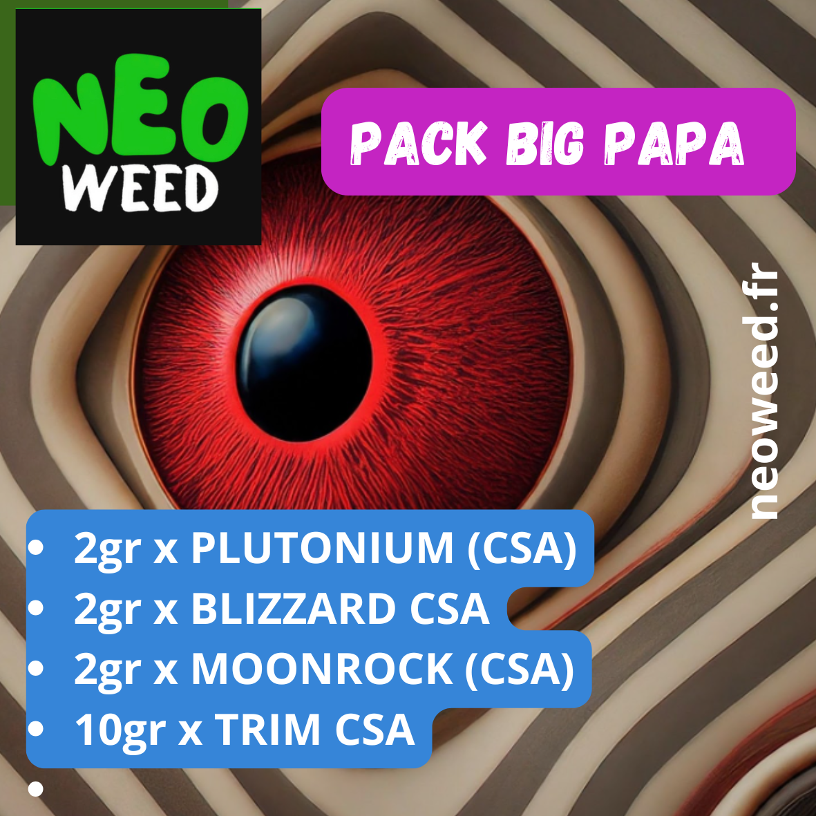 PACK "BIG PAPA" 16gr