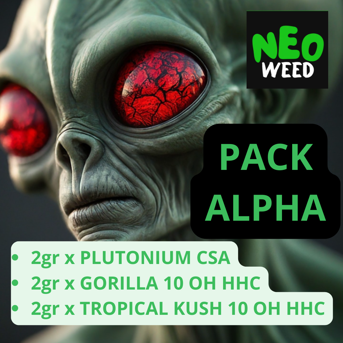 PACK ALPHA FLEURS 6gr