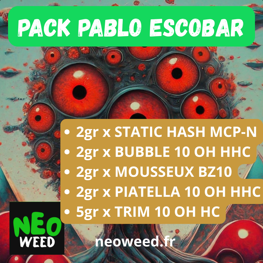 PACK "PABLO ESCOBAR"  SPECIAL RESINES 13gr