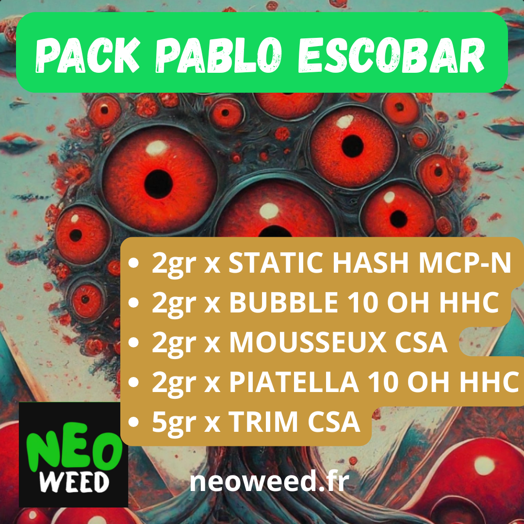 PACK "PABLO ESCOBAR"  SPECIAL RESINES 13gr